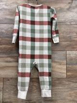 Modern Moments Plaid Sleeper ivory sz 18m