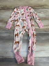 NEW Angel Dear Western Horses Convertible Zippy Pink sz 6-12m
