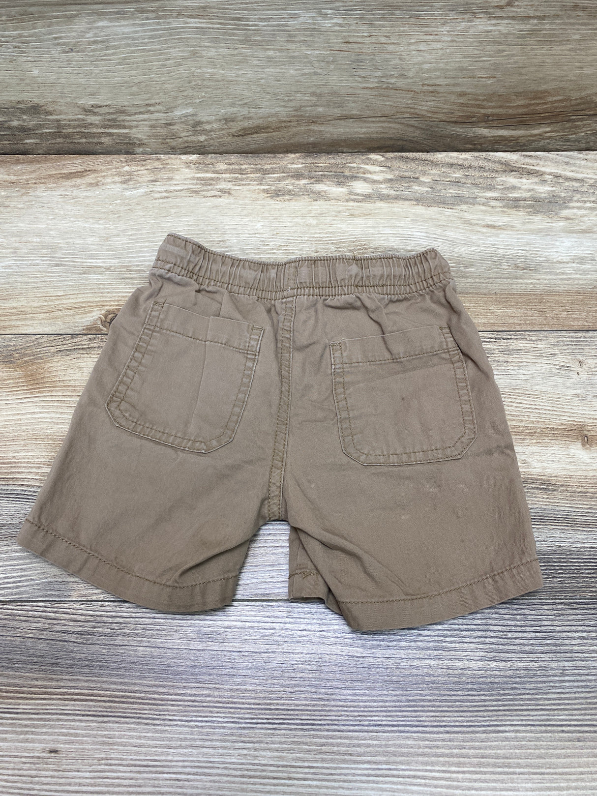 Cat & Jack Drawstring Woven Shorts Brown sz 2T