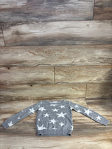 Bailey's Blossoms Knit Sweater Grey Stars sz 5T