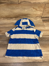 Carter's Striped Hooded Shirt Blue sz 24m - Me n Mommy To Be