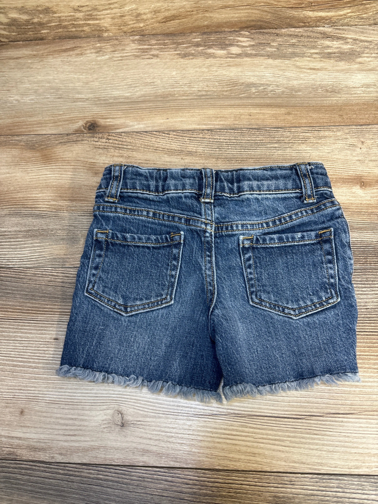 Cat & Jack Raw Hem Shorts Blue sz 4/5T
