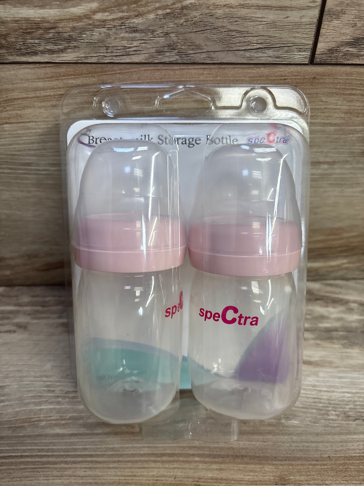 NEW Spectra Breast Milk Storage Bottles Set 2ct