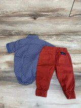 Ben Sherman 2pc Bodysuit & Pants Blue sz 3-6m