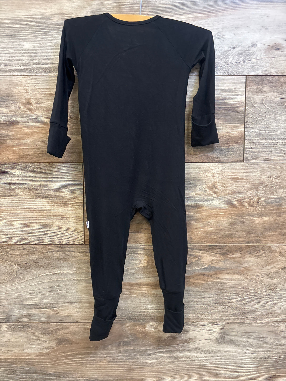 Little Sleepies Bamboo Convertible Sleeper Black sz 6-12m