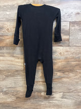 Little Sleepies Bamboo Convertible Sleeper Black sz 6-12m