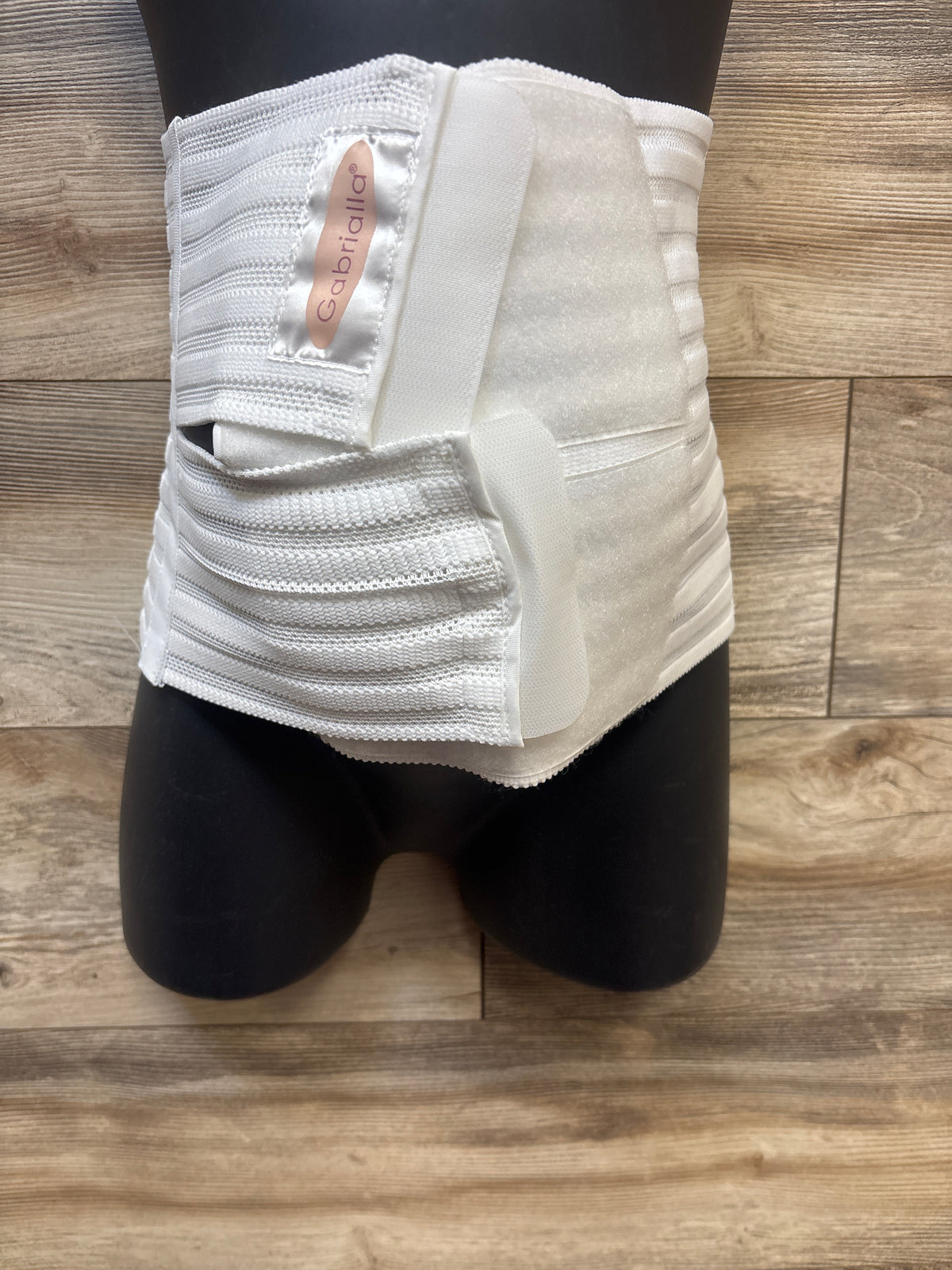 Gabriella Abdominal and Back Support Binder, White sz Small