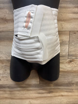 Gabriella Abdominal and Back Support Binder, White sz Small