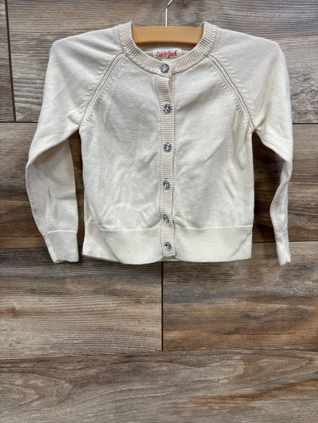 Cat & Jack Cardigan Cream sz 3T - Me n Mommy To Be