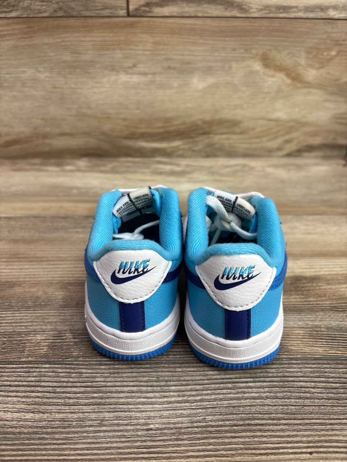 Nike Force 1 LV8 PS 'Split - Light Photo Blue' Sneakers sz 11c