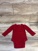 Carter's Pointelle Knit Bodysuit Red sz 18m