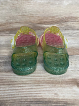 Ombre Glitter Jelly Sandals sz 11c