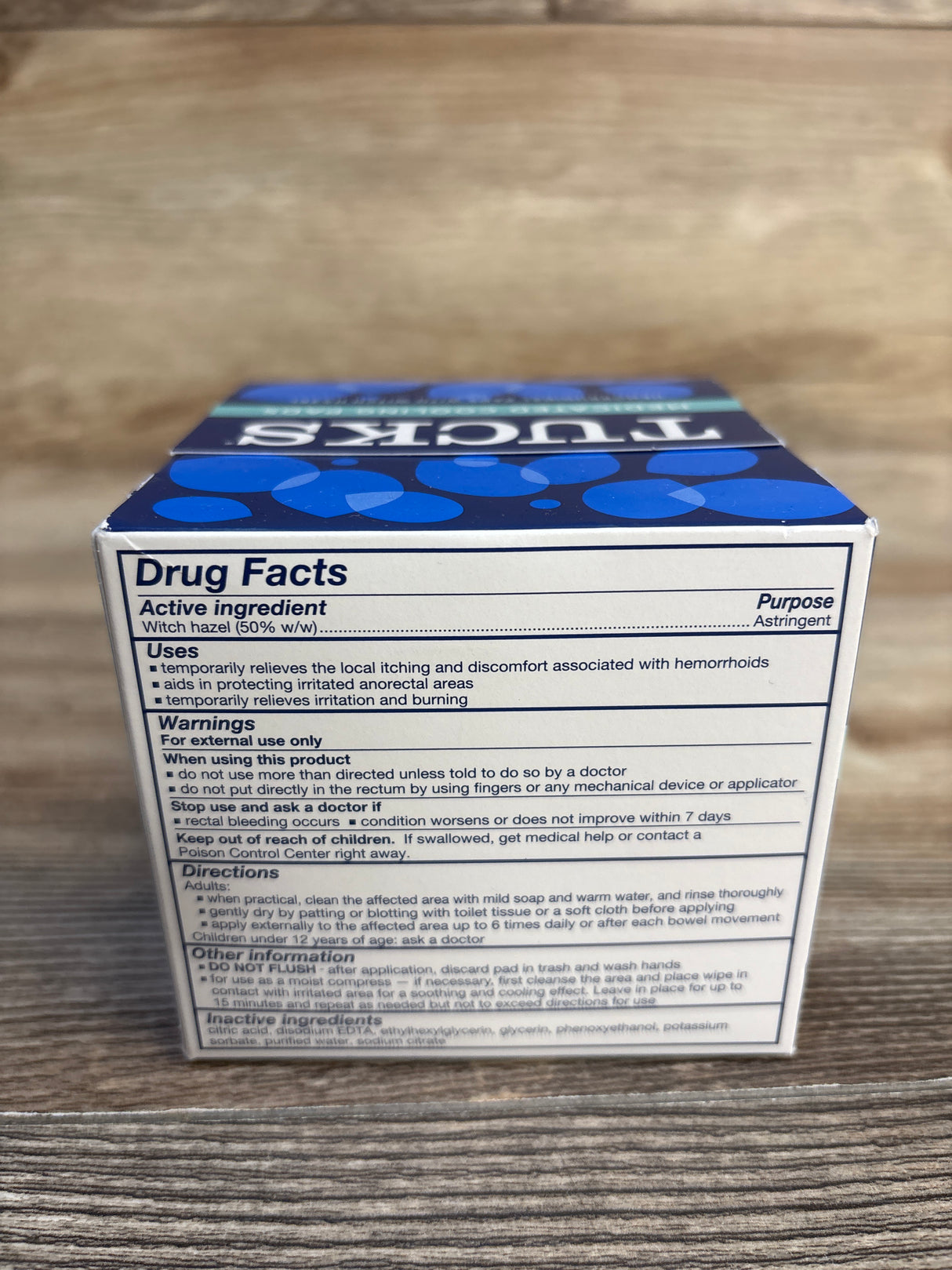 NEW TUCKS Medicated Cooling Pads, 100ct