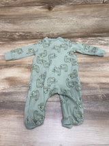 Carter's Chameleon Ribbed Sleeper Green sz 3m