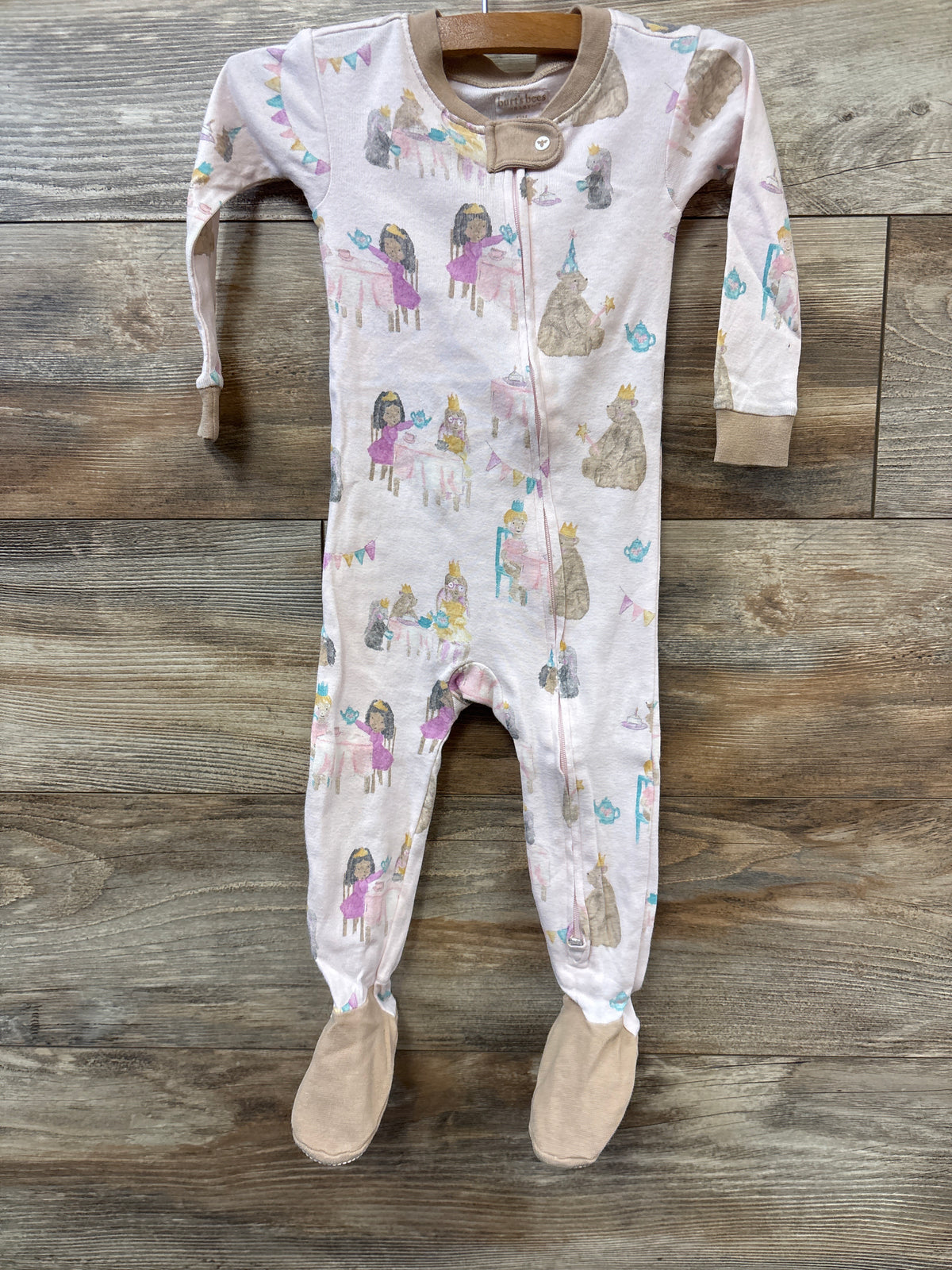 Burt's Bees Baby Organic Sleeper Pink sz 12m