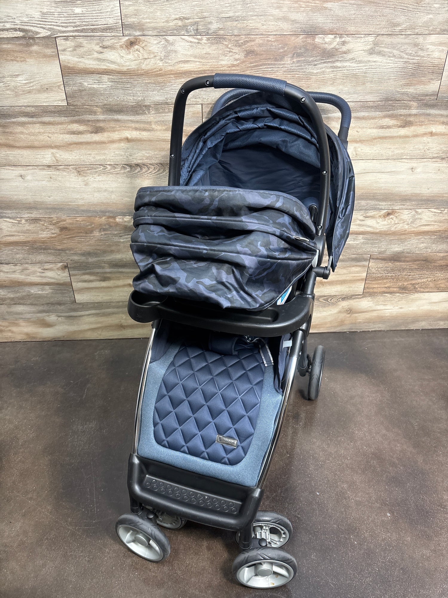 Monbebe Metro Travel System in Navy Camo