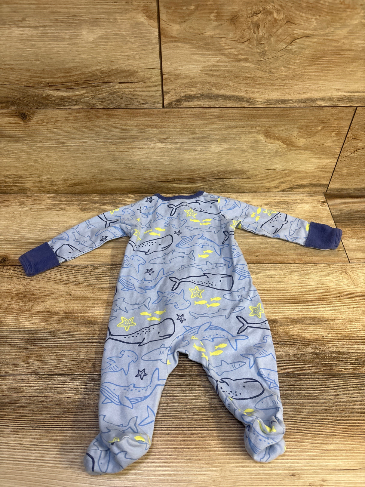 Wonder Nation Sleeper Blue sz 0-3m