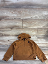Carhartt Half-Zip Hooded Sweatshirt Brown sz 4T