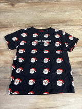 Cactus Boys Santa Feliz Navidad Shirt Black sz 5-6T