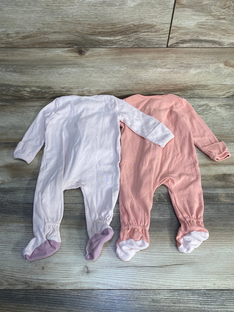 Cloud Island 2Pk Sleepers Pink sz 3-6m - Me n Mommy To Be