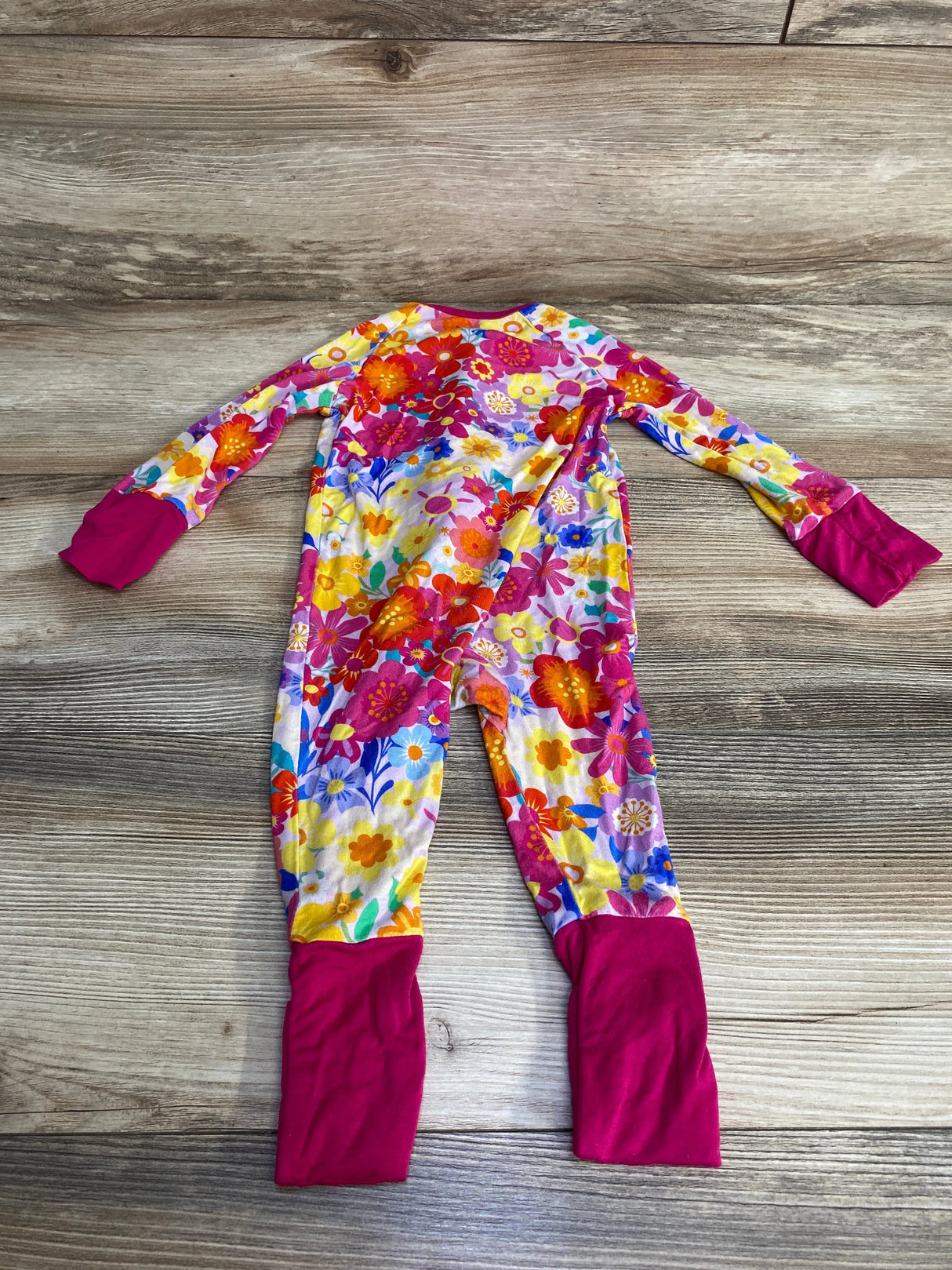 Floral Sleeper Pink sz 6m