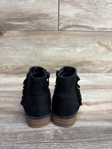 Cat & Jack Reva Ruffle Boots Black sz 5c