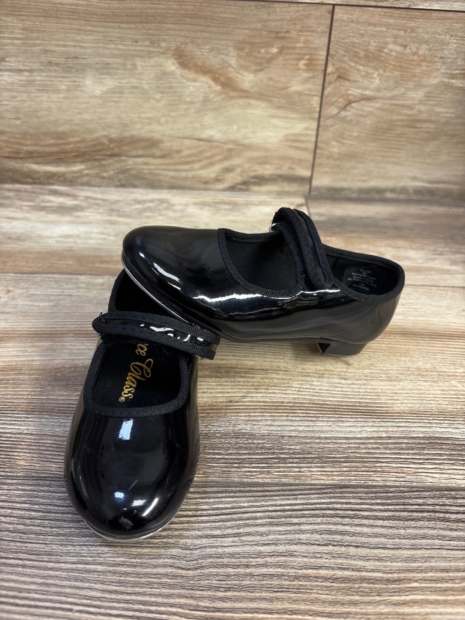 Dance Class Tap Shoes Black sz 9.5c