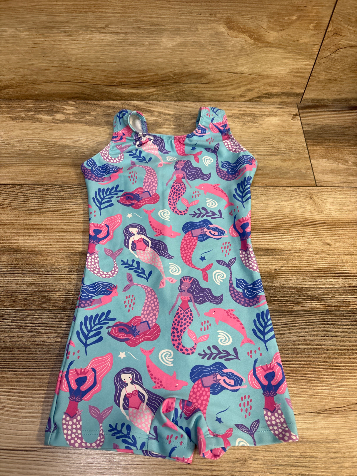 Destira Mermaid Leotard Blue sz 5T