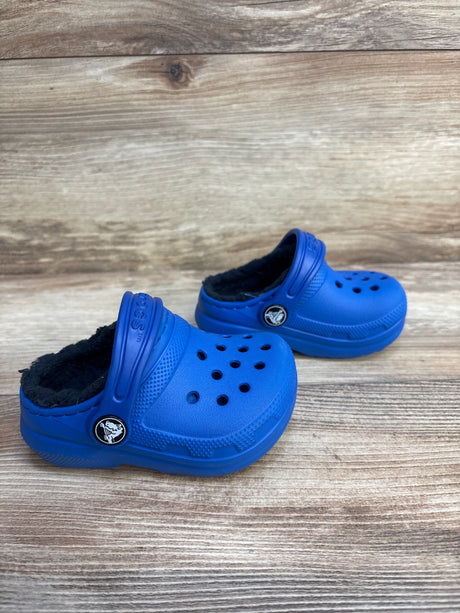 Crocs Classic Lined Clogs Blue sz 4c - Me n Mommy To Be