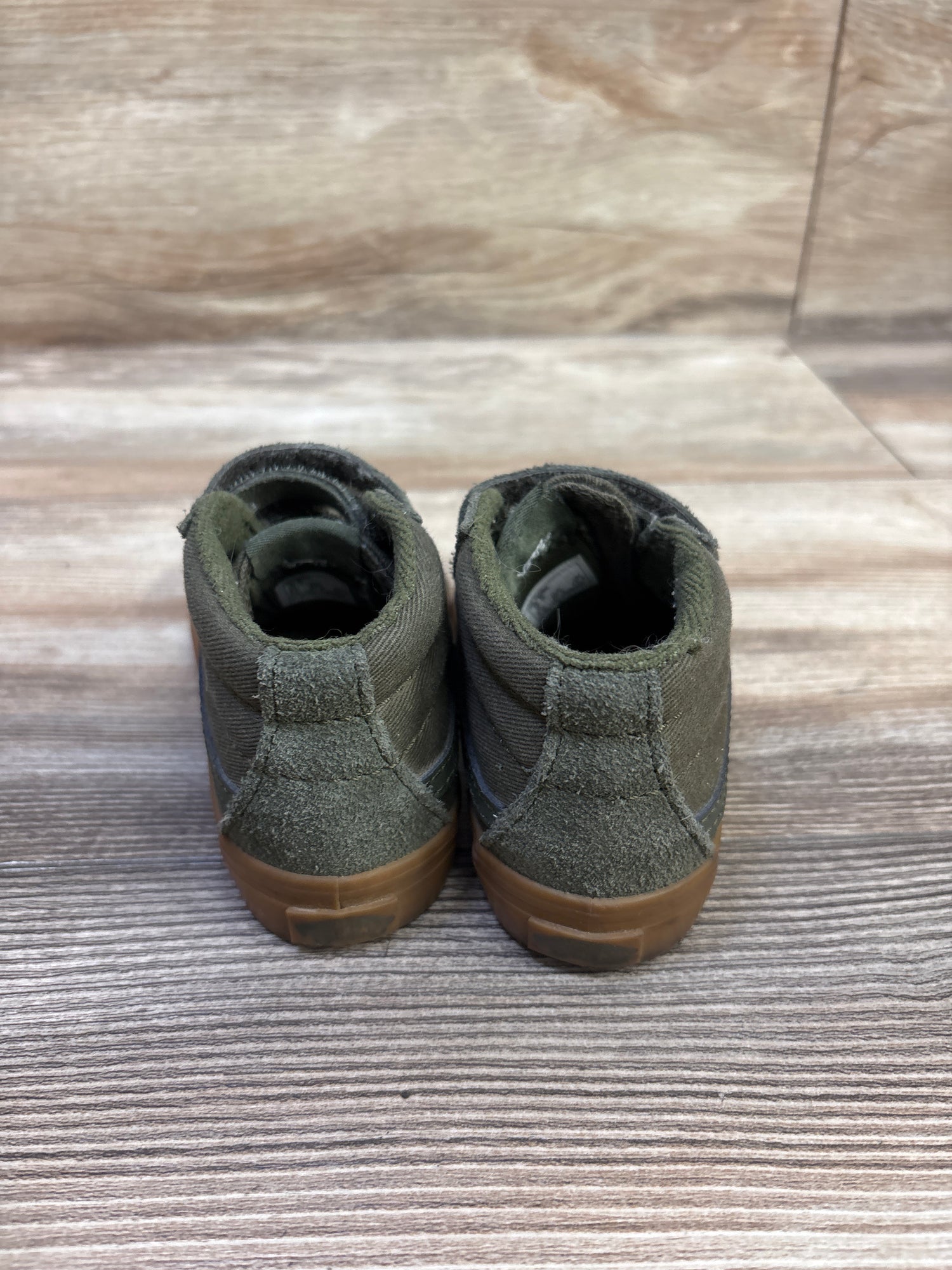 Vans SK8-Mid V Green Sneakers sz 6.5c