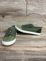 NEW Cat & Jack Lucian Double Zipper Sneakers Green sz 6Y