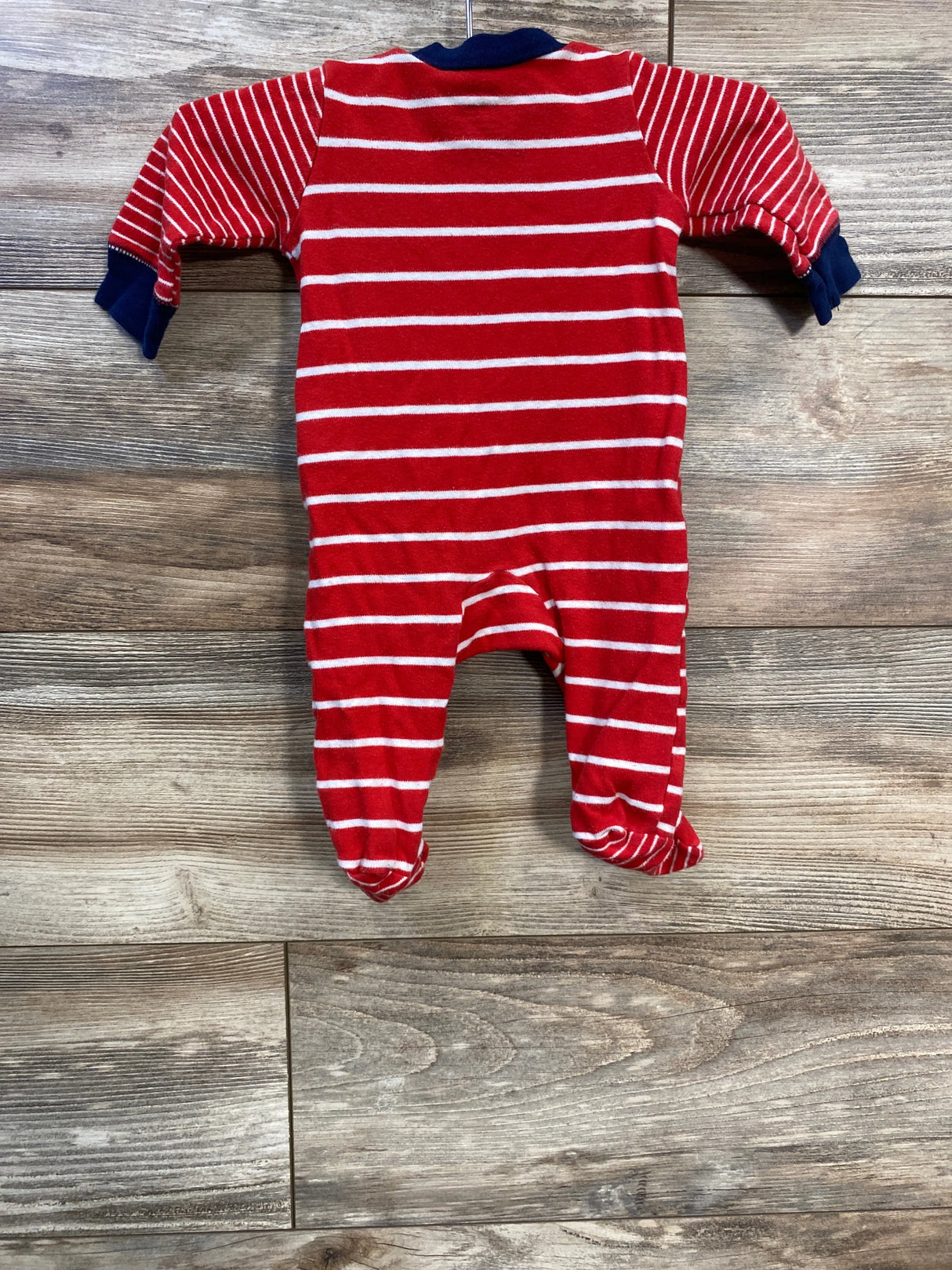 Carter's Striped Sleeper Red sz 3m - Me n Mommy To Be