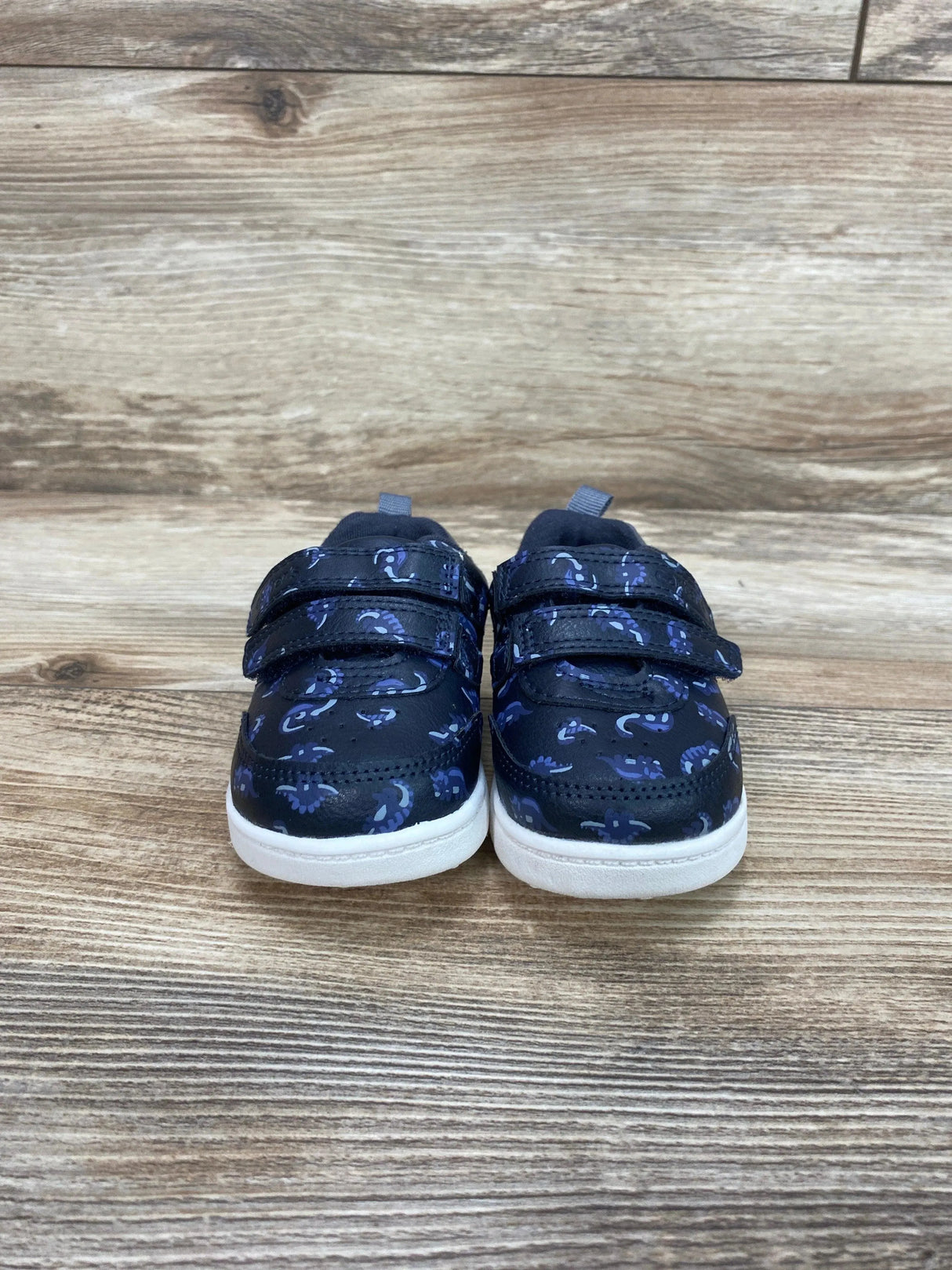 Carter's Every Step Dino Double Velcro Sneakers sz 3.5c - Me 'n Mommy To Be