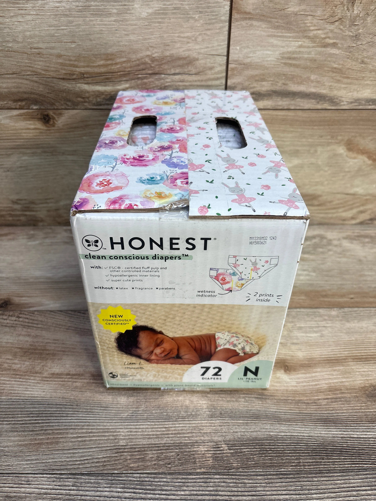 The Honest Company Clean Conscious Disposable Diapers Size Newborn, 72ct - Me n Mommy To Be