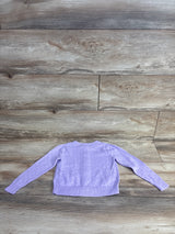 Cat & Jack Button Up Sweater Purple sz 3T