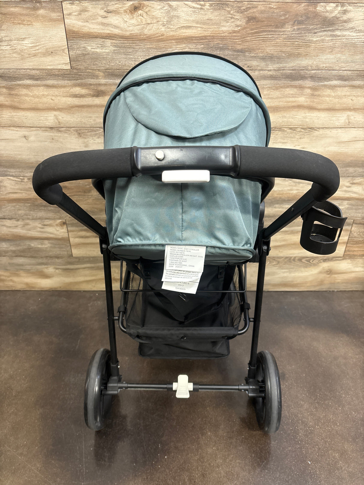 INFANS 2-in-1 Baby Stroller/Bassinet Pram in Green