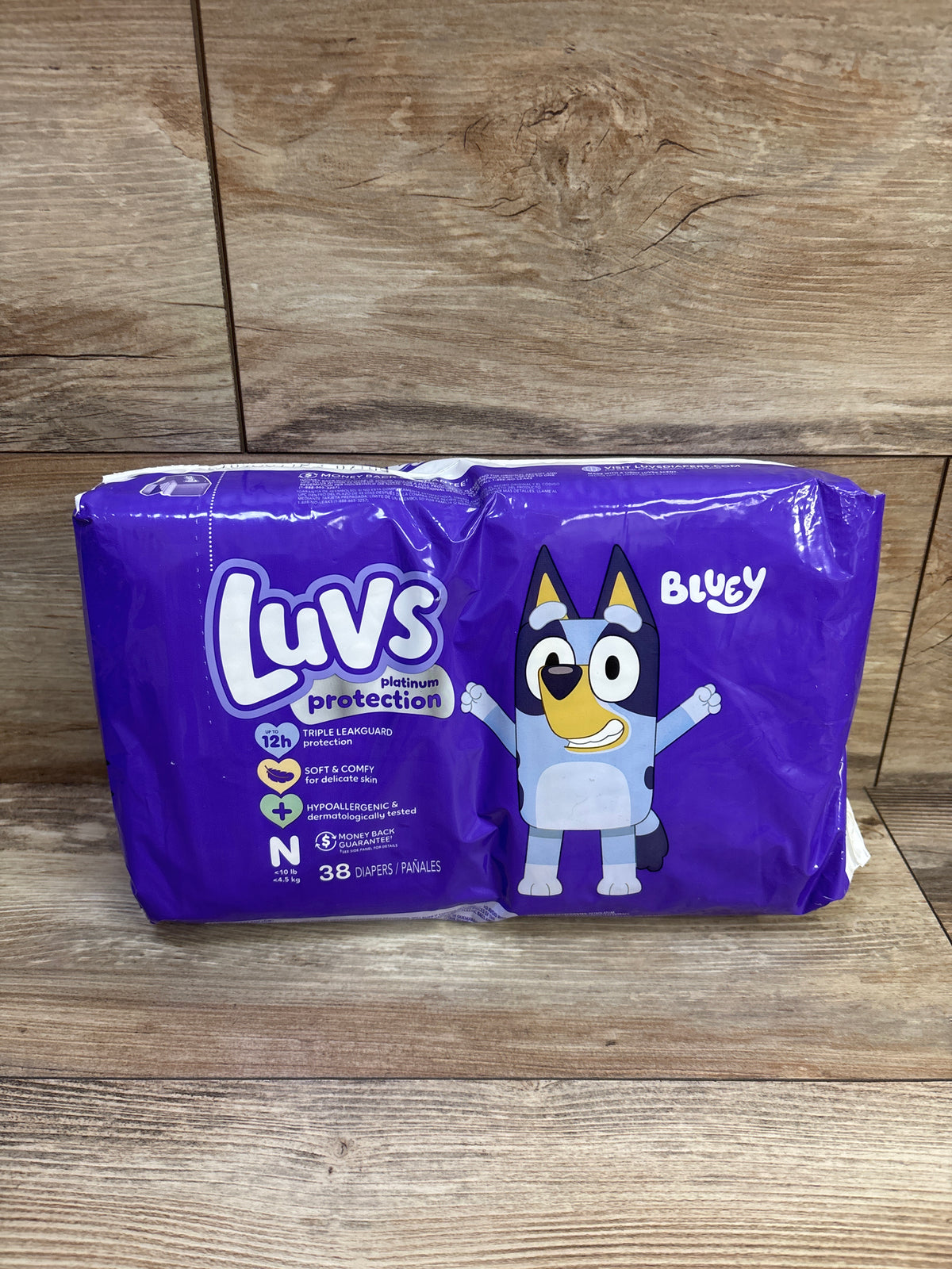 NEW Luvs Platinum Protection Diapers Size Newborn, 38ct