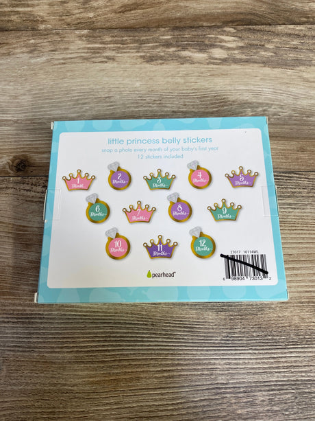 NEW Pearhead Little Princess Belly Stickers - Me n Mommy To Be