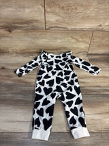 Cat & Jack Hear Print Coverall White sz 6-9m