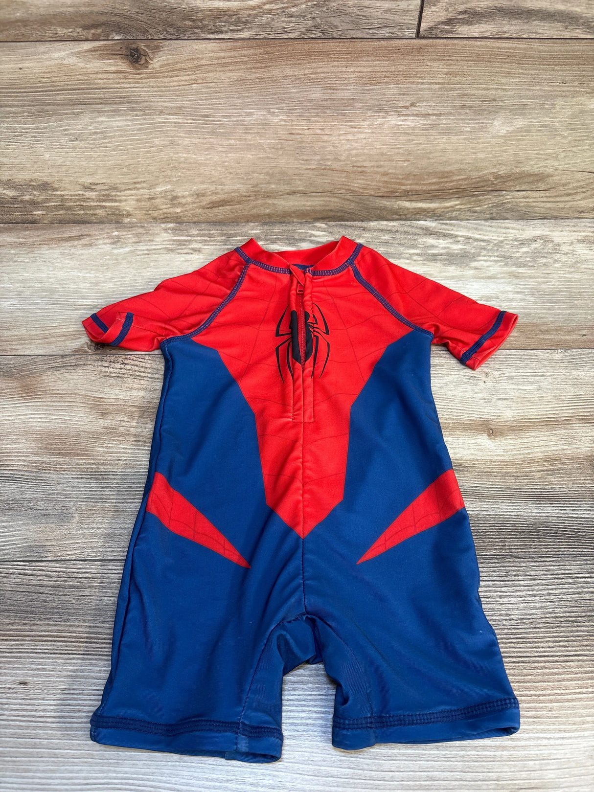 Marvel Spider-Man Rashguard Romper Red sz 12m