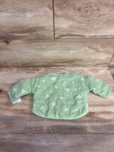 NEW Cat & Jack Floral Chambray Quilted Jacket Green sz 0-3m