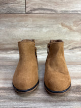 Cat & Jack Suede Leopard Print Ankle Boots Brown sz 5c