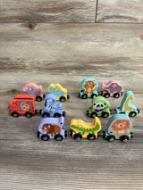 Zeoddler Magnetic Wooden Animals Train Set 11pk