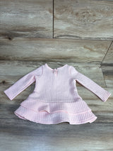 Tahari Baby Quilted Peplum Top Pink sz 18m