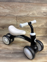 Gamefeiny Baby Balance Bike with Light-Up Wheels, Black