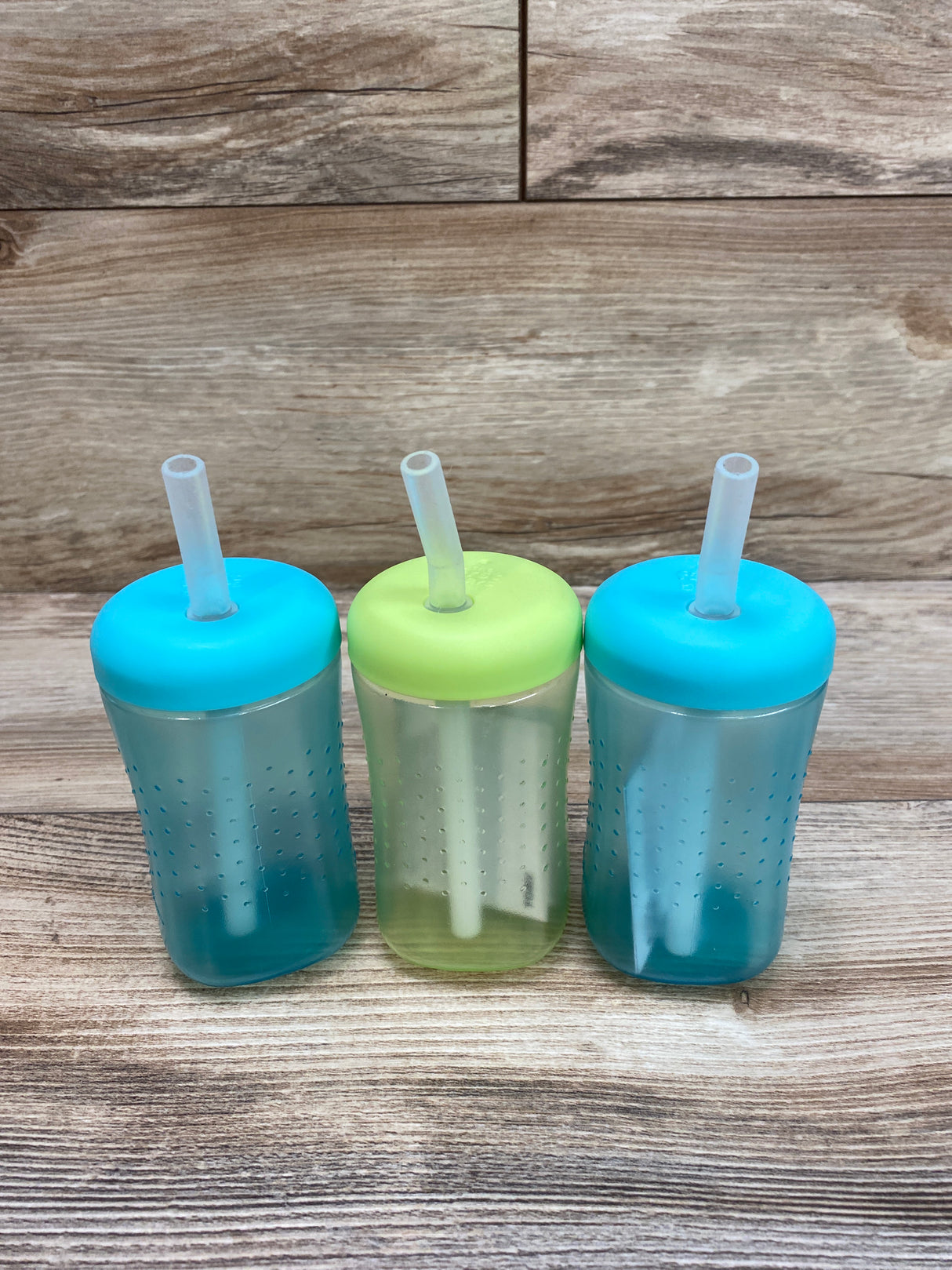 The First Years Squeeze & Sip Toddler Straw Cups 3Ct - 7oz