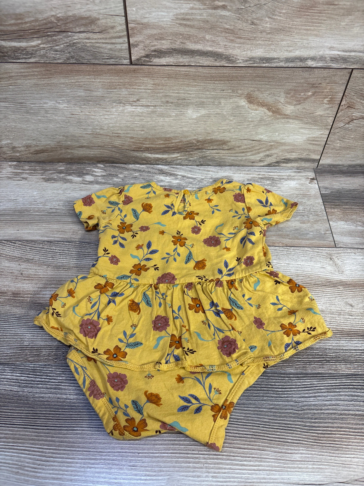 Carter's Bodysuit Dress Yellow sz 24m