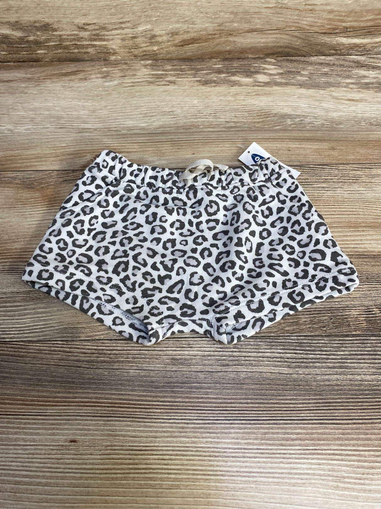 NEW Old Navy Leopard Print Shorts White sz 3-6m