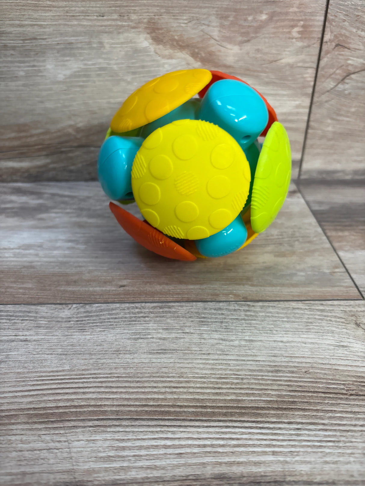 Bright Starts Wobble Bobble Crawl & Chase Activity Ball Teal
