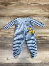 Carter's Striped Sleeper Blue sz 6m